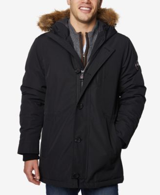 Halifax HFX Men's Faux-Fur-Trimmed Jacket