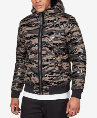 G-Star Raw - Men's Quilted Hooded Camo Jacket