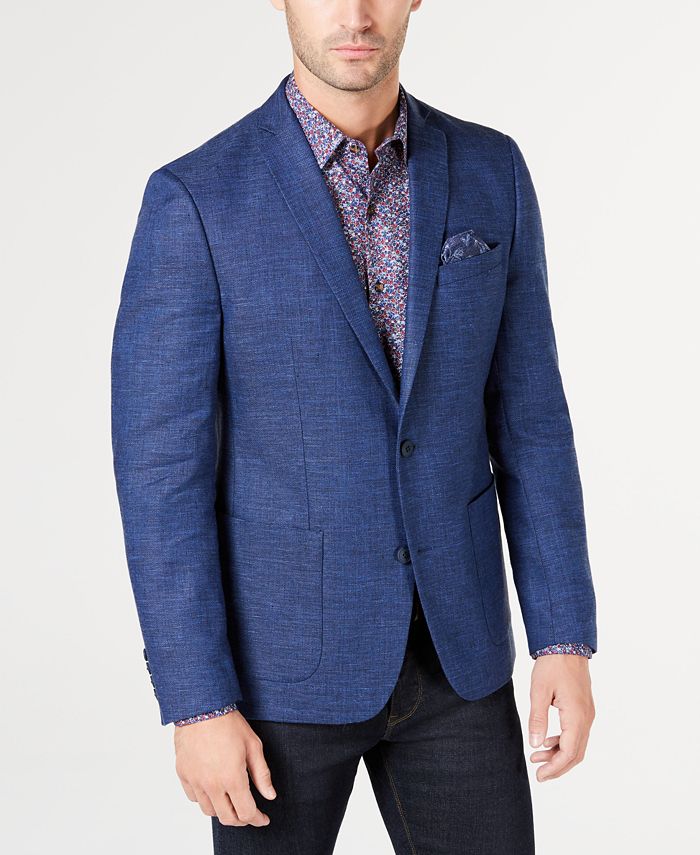 Bar III Men's SlimFit Solid Textured Sport Coat, Created for Macy's