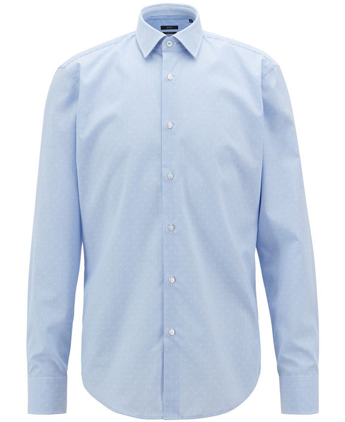 Hugo Boss BOSS Men's Regular/Classic-Fit Cotton Poplin Shirt & Reviews ...