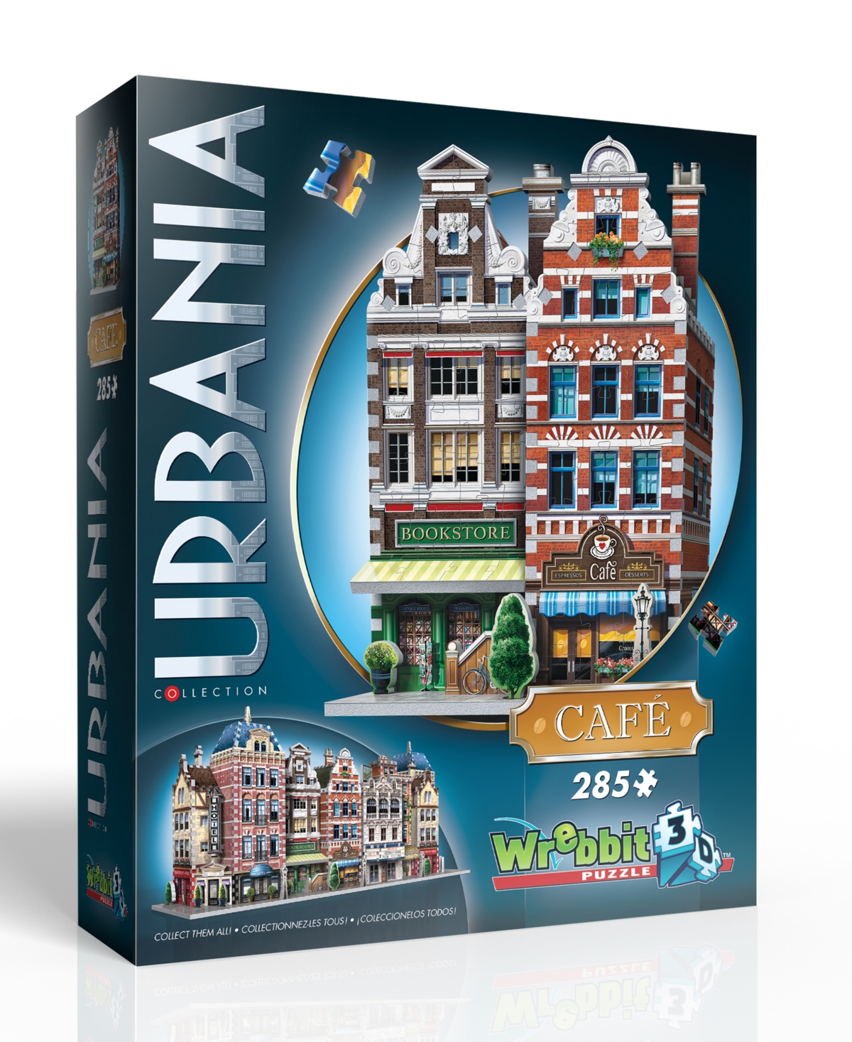 UPC 665541005039 product image for Wrebbit - Urbania Collection Cafe 385 Piece 3D Puzzle | upcitemdb.com