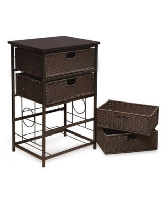 Badger Basket August Collection Tall Four Basket Storage Unit