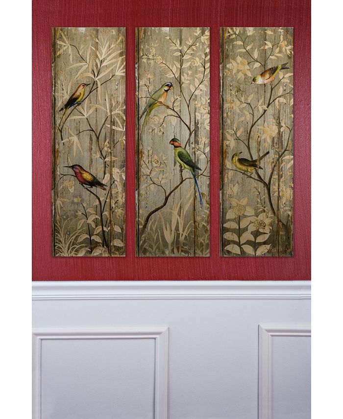IMAX Calima Bird Wall Decor Set of 3 Macy's
