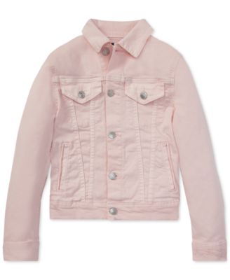 ralph lauren pink denim jacket