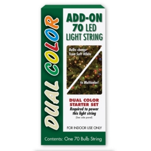 National Tree Company 70 Bulb Dual Color Led Light String Add-on Set 5 Function