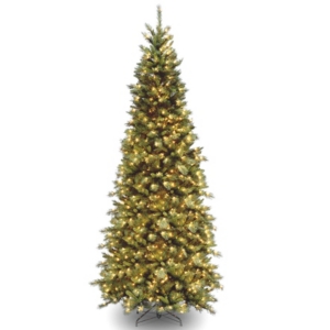 National Tree Tiffany Slim Fir Tree With 700 Clear Lights