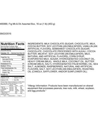 Frango Chocolates 1 LB  Assorted Box of Chocolates