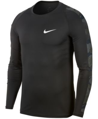 HOT Nike Dri Fit Nike Camo Long Sleeve Nike Pro Camo-Sleeve