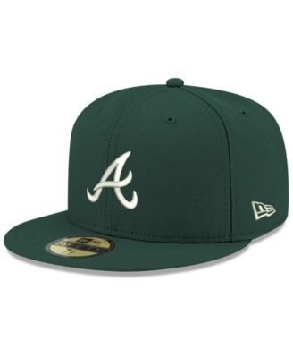 braves fitted baseball cap