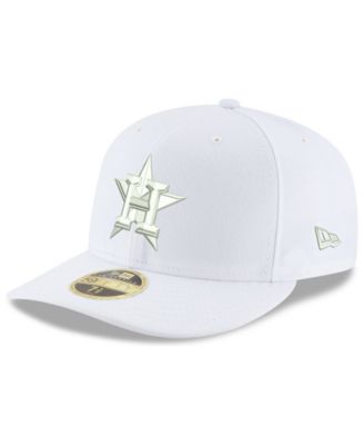 all white astros hat