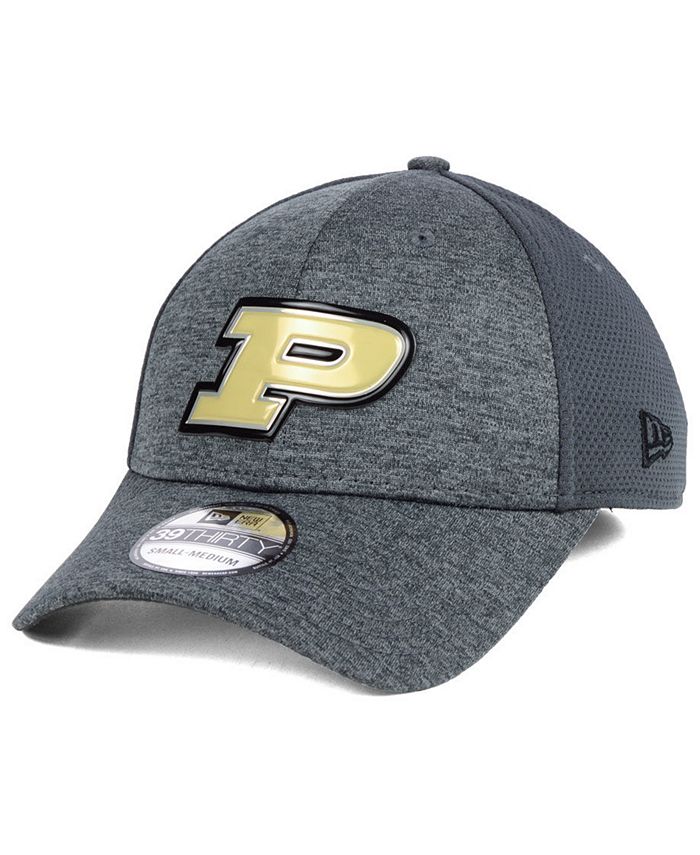 New Era Purdue Boilermakers Shaded Luster 39THIRTY Stretch Fitted Cap ...