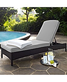 Palm Harbor Outdoor Wicker Chaise Lounge With Cushions