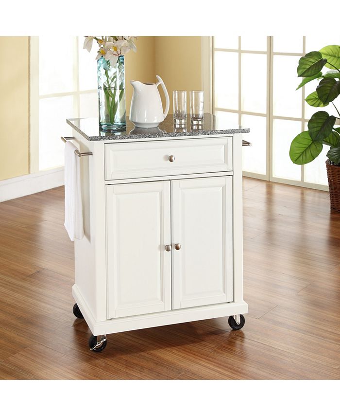 Crosley Solid Granite Top Portable Kitchen Cart Island Macy's