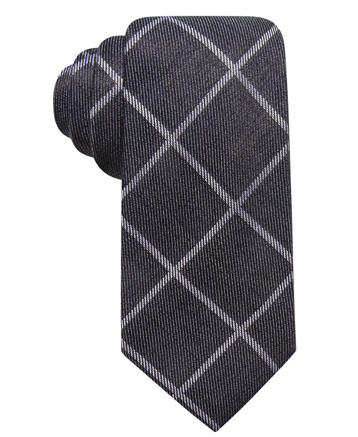 Tasso Elba Men's Grid Tie, Created for Macy's - Macy's