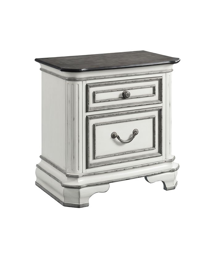Picket House Furnishings Caroline 2-Drawer Nightstand with USB - Macy's