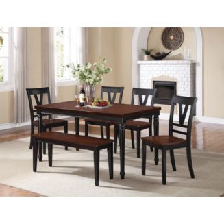 Benzara Wooden Dining Table Set Of 5 - Macy's