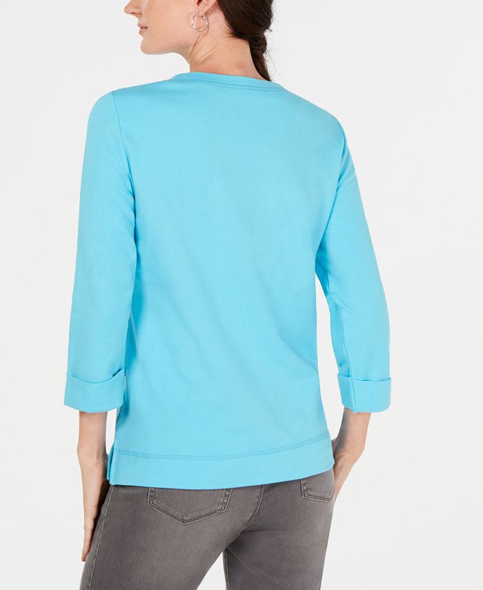 Karen scott sport sweatshirt clearance