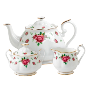 Royal Albert New Country Roses White 3 Piece Set In White