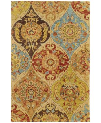 Tommy Bahama Home - Jamison 53302 Beige/Multi 10' x 13' Area Rug