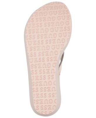 guess sierra wedge flip flop