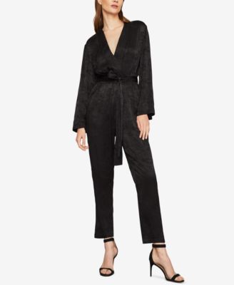 bcbg faux wrap jumpsuit