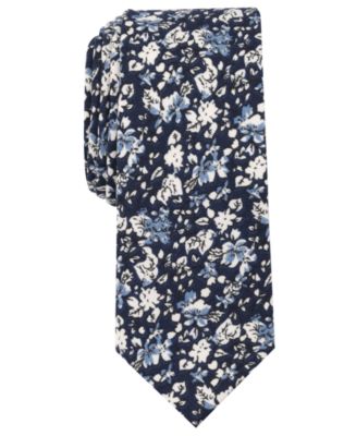 Bar III Men's Mini Floral Skinny Tie, Created for Macy's - Macy's