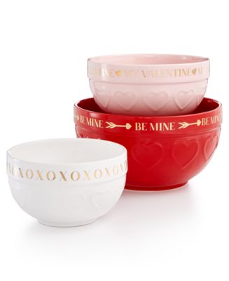 Martha Stewart Collection Striped Mixing Bowls, Set of 3, Created