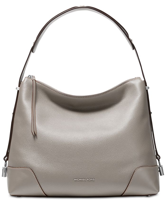 Michael Kors Crosby Pebble Leather Shoulder Bag & Reviews - Handbags &  Accessories - Macy's