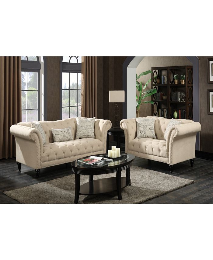 Picket House Furnishings Twine Sofa and Loveseat Macy's