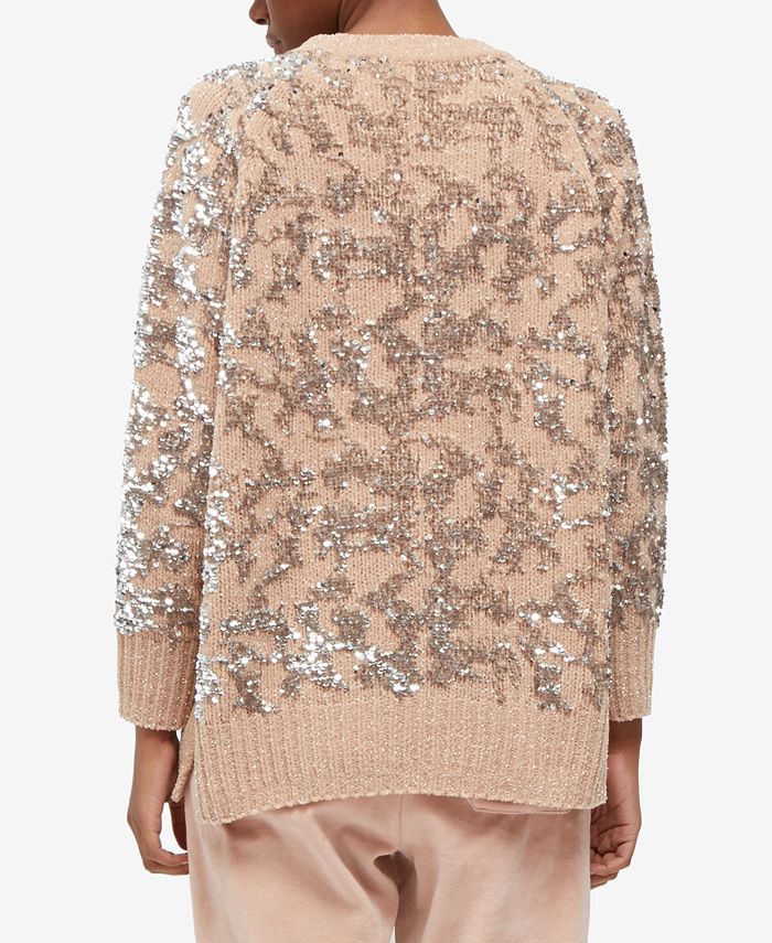 French connection sequin best sale sweater