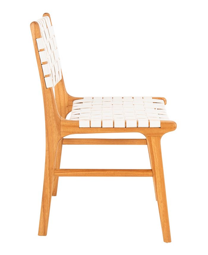 Safavieh Taika Woven Leather Dining Chair Macy s