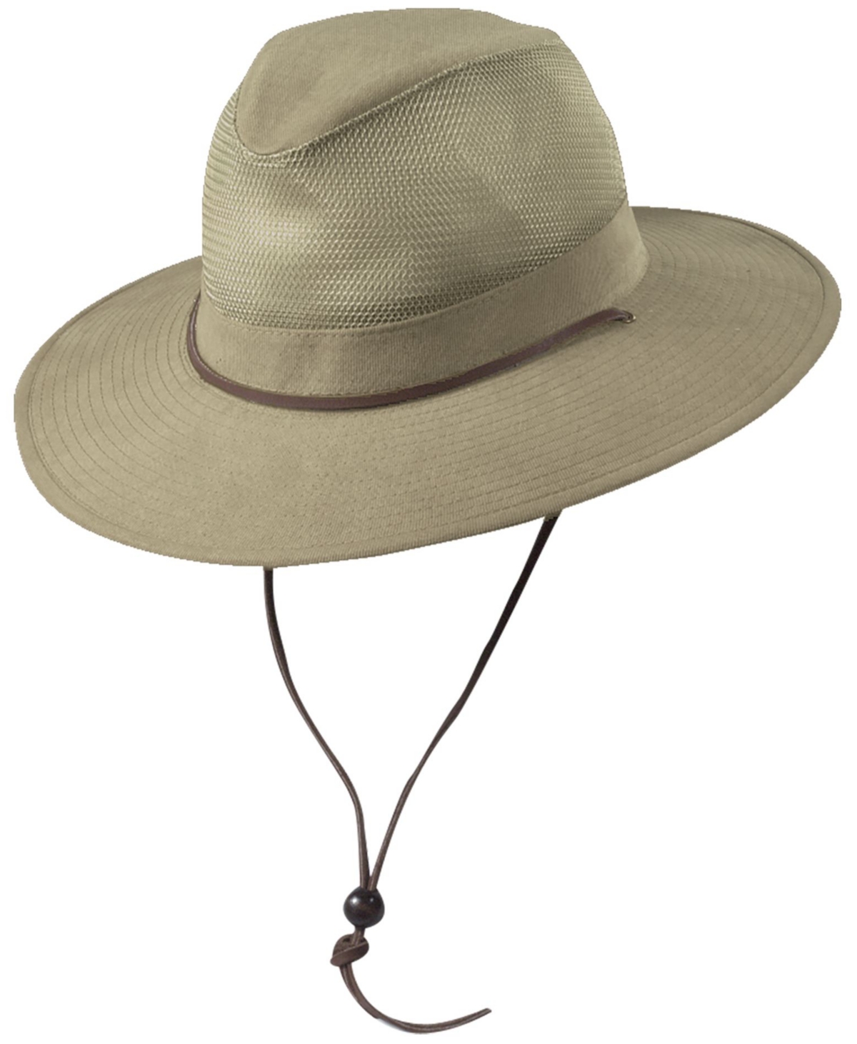 Men's Brushed Twill Safari Hat - Dark Beige