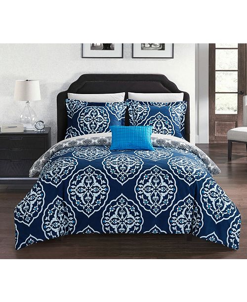 Chic Home Murano 4Pc. Duvet Cover Sets & Reviews Duvet Covers Bed