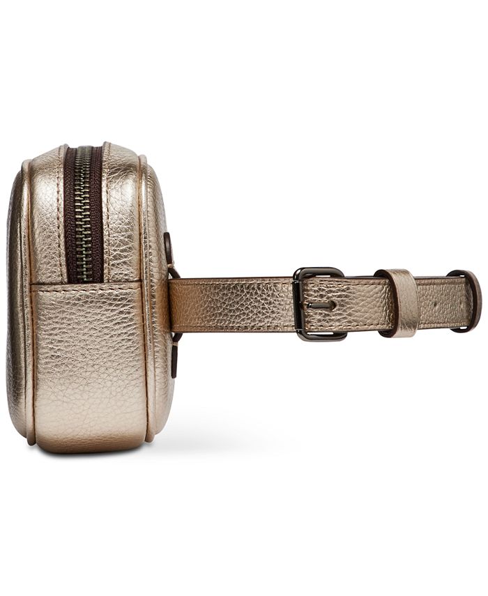 Coach metallic online belt bag