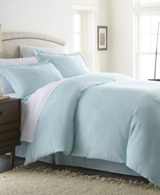 Double Brushed Solid Duvet Cover Set