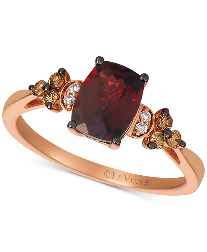 Le Vian - Rhodolite Garnet (1-3/4 ct. t.w.) & Diamond (1/6 ct. t.w.) in 14k Yellow Gold (Also Available in Rose Gold)