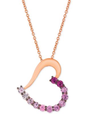 Louis Vuitton Multicolor Fraise Strawberry Heart Necklace For Sale