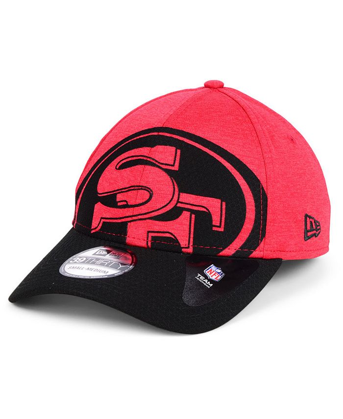 New Era San Francisco 49ers Oversized Laser Cut Logo 39THIRTY Cap - Macy's