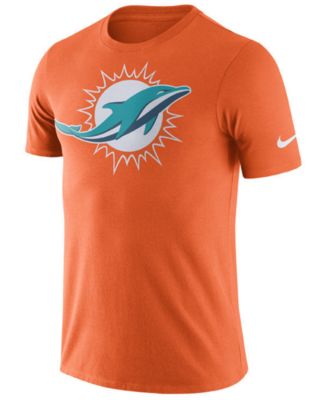 Nike Men's Miami Dolphins Dri-Fit Cotton Essential Logo T-Shirt - Macy's
