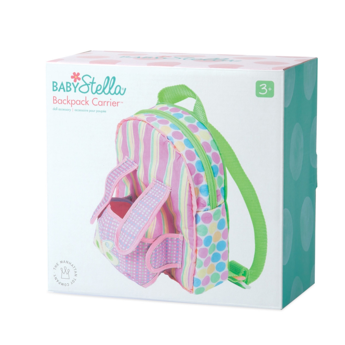 Shop Redbox Manhattan Toy Baby Stella Backpack Carrier 15 Inch Baby Doll Accessory In Multi