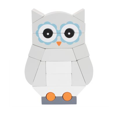 wooden stacking owls