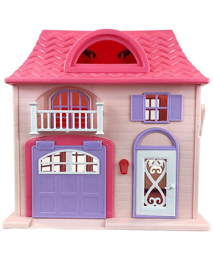 Boley 21 Piece Collapsible Doll House Set Macy's