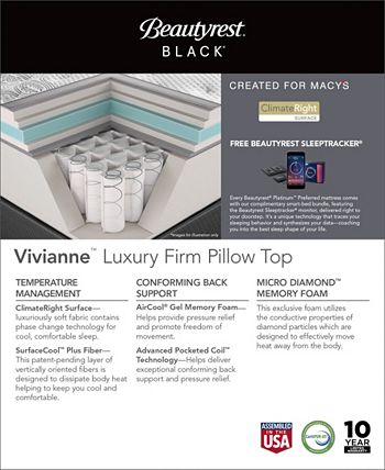 Beautyrest vivianne 2025 luxury firm pillowtop