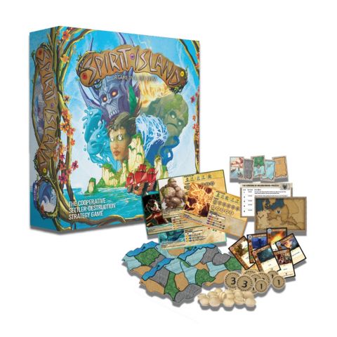 Детская настольная игра Greater Than Games Spirit Island Strategy Cooperative Board Game, от 14 лет