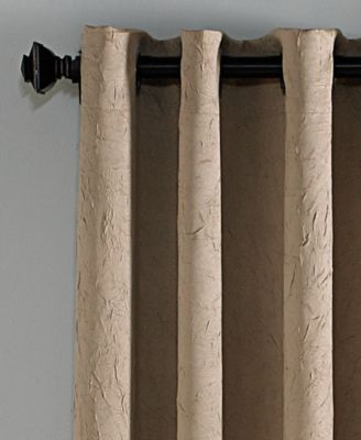 Lenox 50" x 132" Crushed Texture Curtain Panel