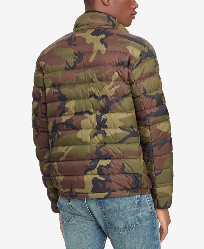 Polo Ralph Lauren Men's Camouflage Packable Down Jacket - Macy's
