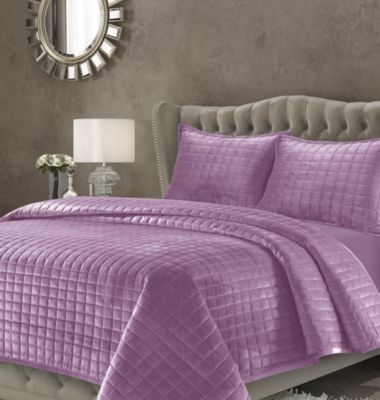Florence Velvet Solid Oversized Quilt Sets