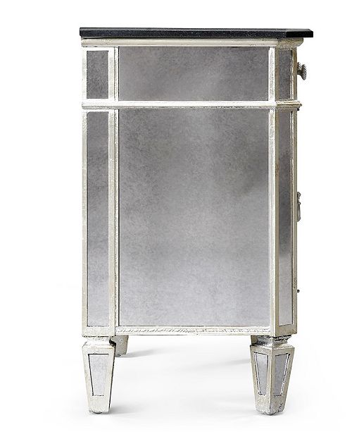 Furniture Marais Mirrored Small Chest Furniture Macy's