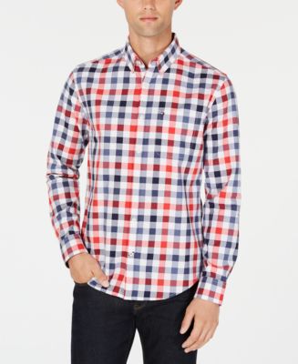 Tommy Hilfiger Men's Harry Checked Shirt, Created for Macy's - Macy's