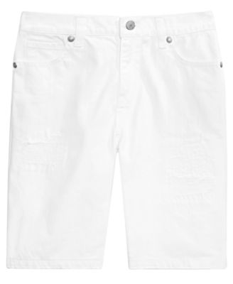 boys white shorts